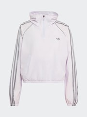 adidas Originals White Sport Cover-Up Sweat Top - Image 10 of 10