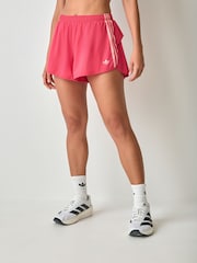 adidas Bright Pink x Originals Ruffle Training Shorts - Image 1 of 5