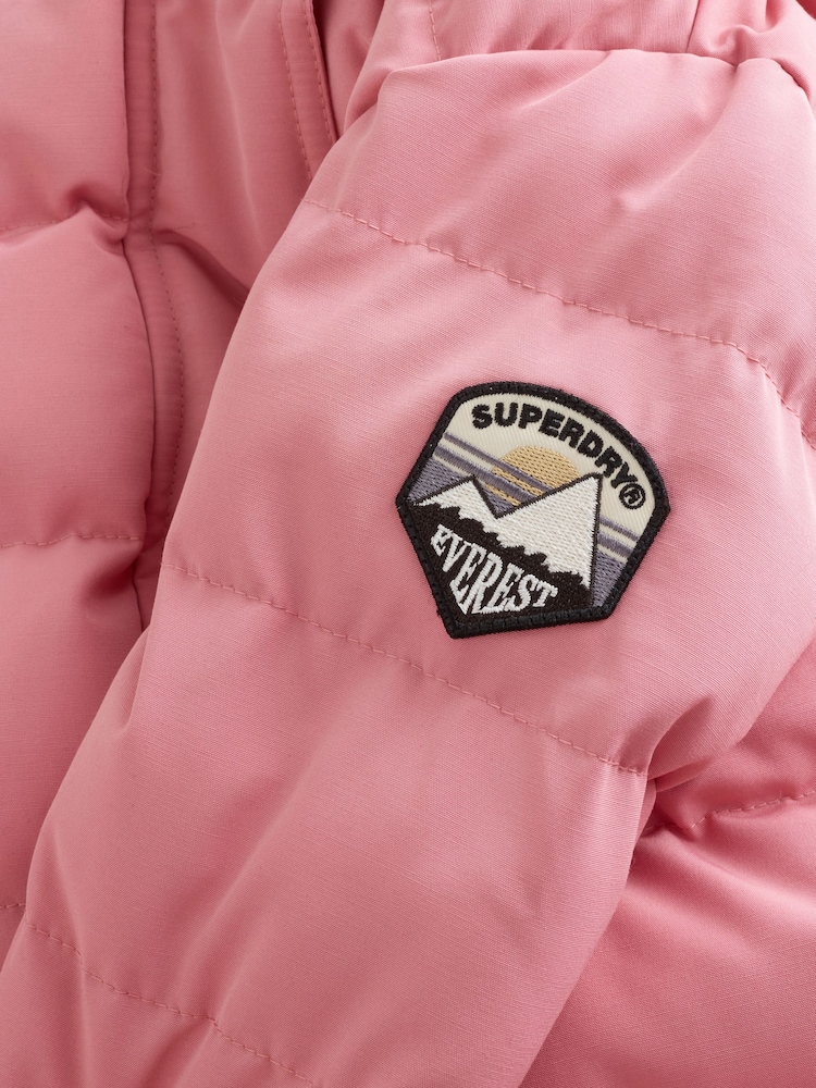Superdry Pink Everest Snowsuit - Image 4 of 4 Superdry Pink Everest Snowsuit - Image 4 of 4