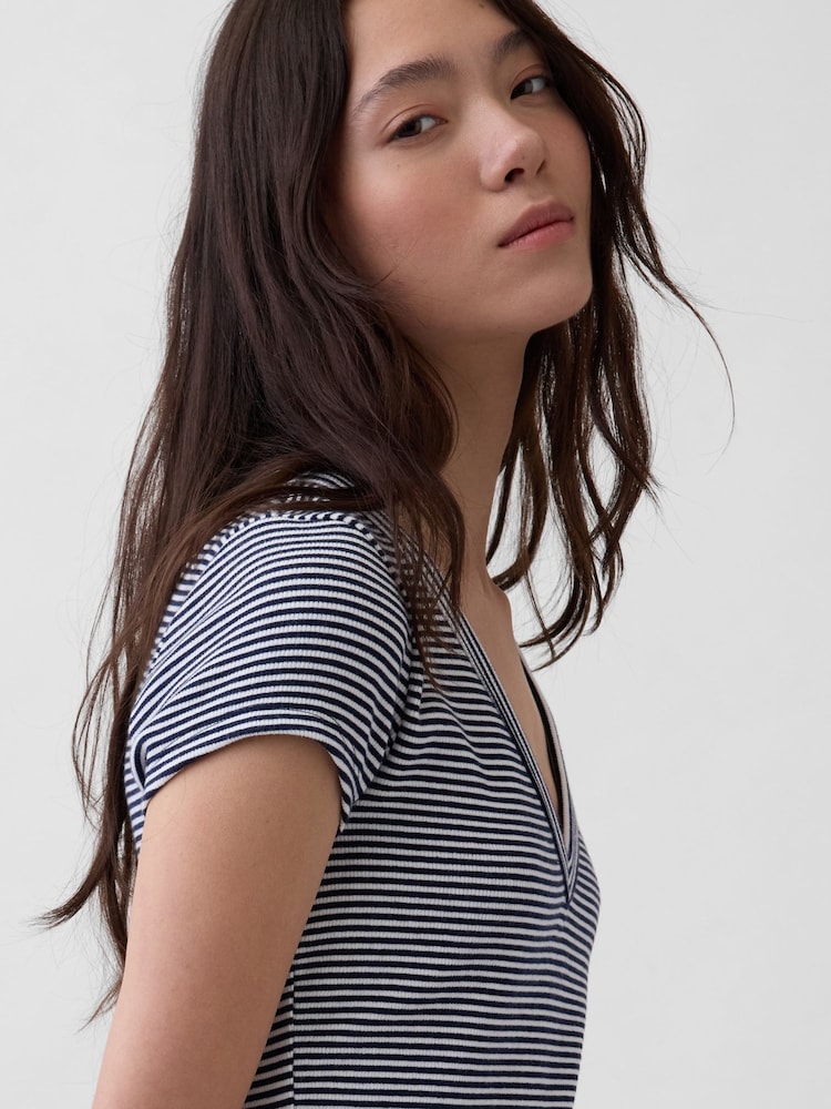 Gap Blue stripe Modern Maxi Dress - Image 4 of 4