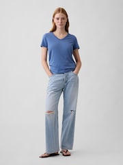 Gap Favourite - T-shirt con scollo a V - Immagine 3 di 5