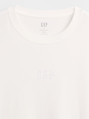 Hvit - Gap Everyday Soft Mini Logo T-skjorte - Bilde 4 av 4