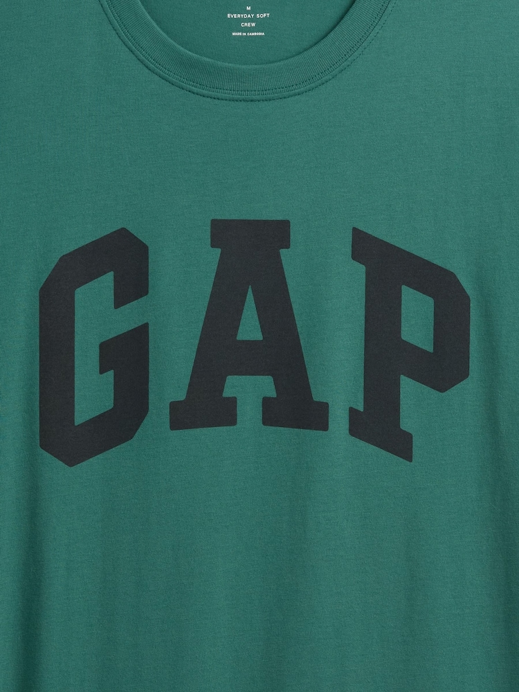 Gap Green Everyday Soft Logo T-Shirt - Image 5 of 5