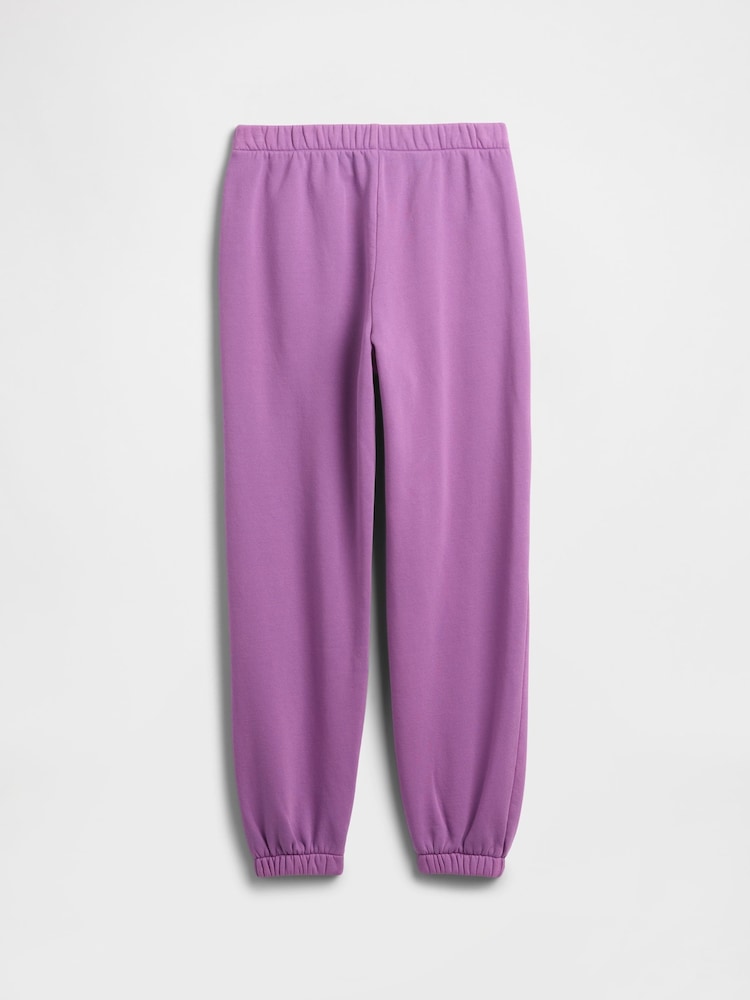 Gap Purple Relaxed Fleece Joggers (4-13yrs) (4-13yrs) - Image 2 of 3