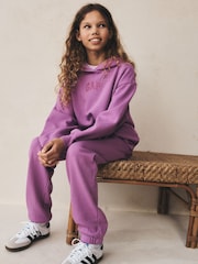 Morado - Pantalones de chándal relajados de forro polar de Gap (4-13 años) (4-13 años) - Imagen 4 de 8