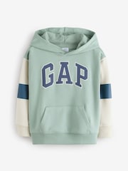 Gap Kids Relaxed Gap Logo French Terry Hoodie (4-13yrs) - Imaginea 1 din 5
