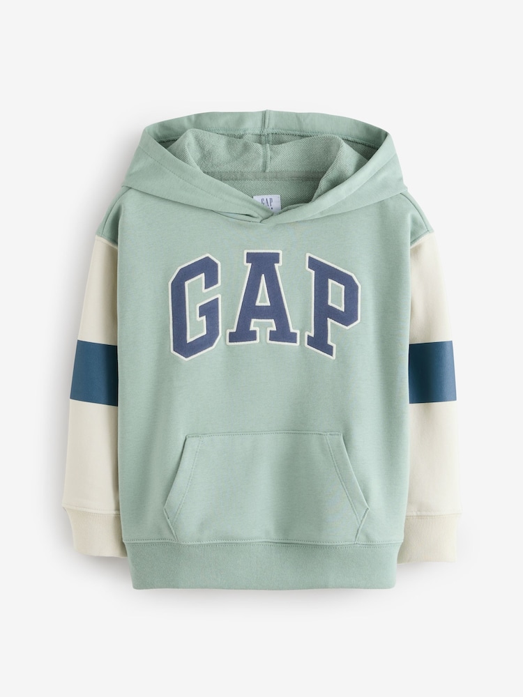 Gap Kids Relaxed Gap Logo French Terry Hoodie (4-13yrs) - Imaginea 1 din 5