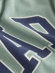 Gap Kids Relaxed Gap Logo French Terry Hoodie (4-13yrs) - Imaginea 3 din 5