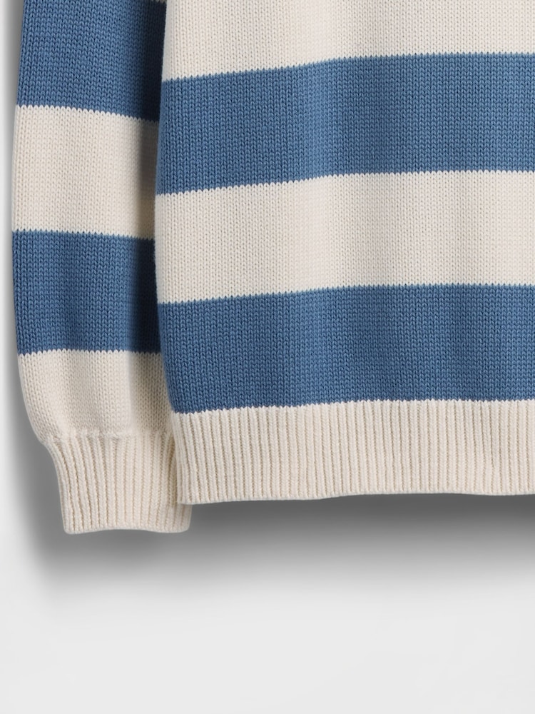 Gap Blue stripe Oversized Longline Jumper (4-13yrs) - Image 5 of 5