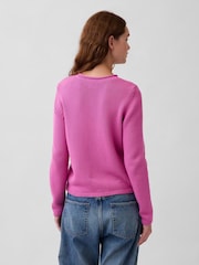 Gap Pink Rolled-Neck Jumper - Image 2 of 5
