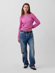 Gap Pink Rolled-Neck Jumper - Image 3 of 5