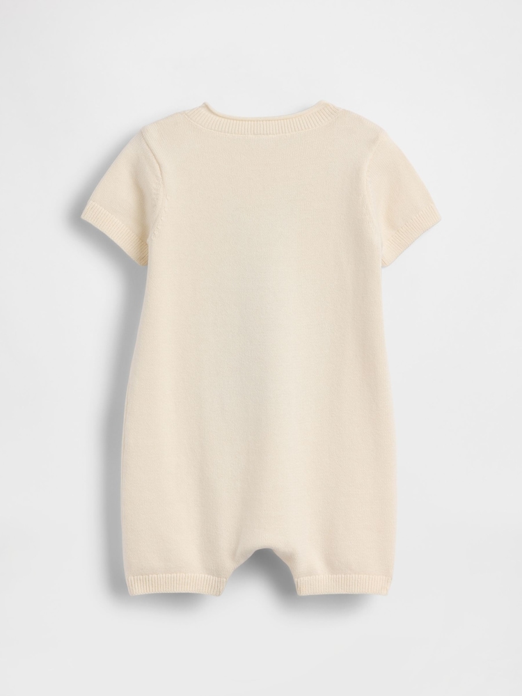 Gap Cream Bunny Knitted Shorts (Newborn-24mths) (0-24mths) - Image 2 of 3