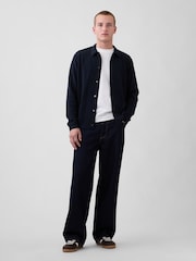 Gap Navy Blue Relaxed Cardigan - Image 3 of 4