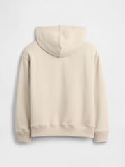 Gap Cream Relaxed Gap Logo Hoodie (4-13yrs) - Image 2 of 3