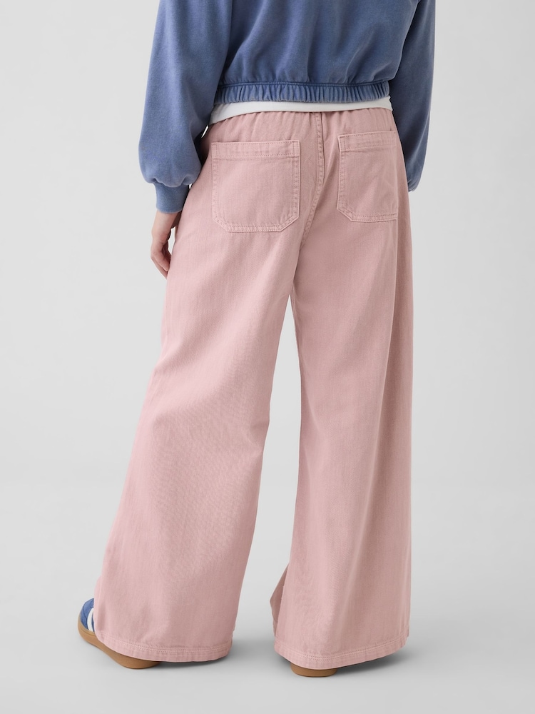 Blugi Gap cu talie joasă și croială largă (4-13ani) - Imaginea 2 din 5