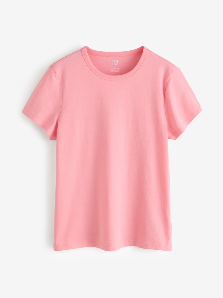 Gap Pink Favourite Crew neck T-Shirt - Image 1 of 4