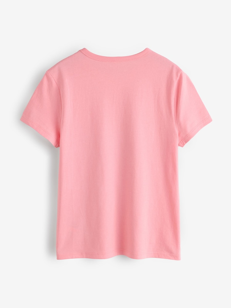 Gap Pink Favourite Crew neck T-Shirt - Image 2 of 4