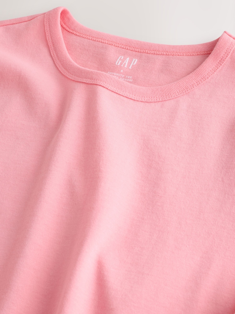 Gap Pink Favourite Crew neck T-Shirt - Image 4 of 4