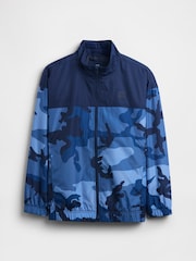 Gap Colourblock Camo Windbreaker (4-13yrs) - Imaginea 3 din 4