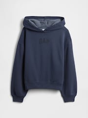 Gap Blue Relaxed Logo Hoodie (4-13yrs) - Image 1 of 3