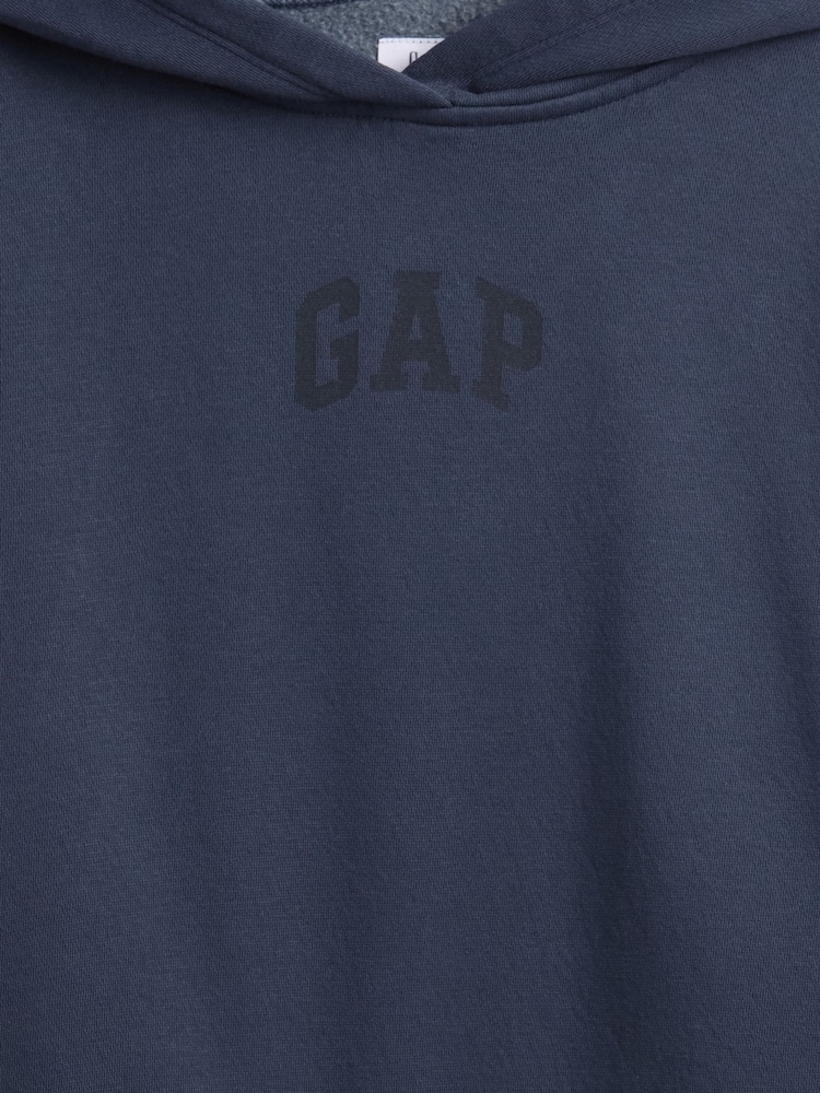 Gap Blue Relaxed Logo Hoodie (4-13yrs) - Image 3 of 3