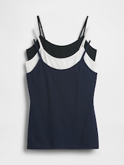Bleu - Gap Stretch Jersey Cami (3-Pack) - Image 1 de 2