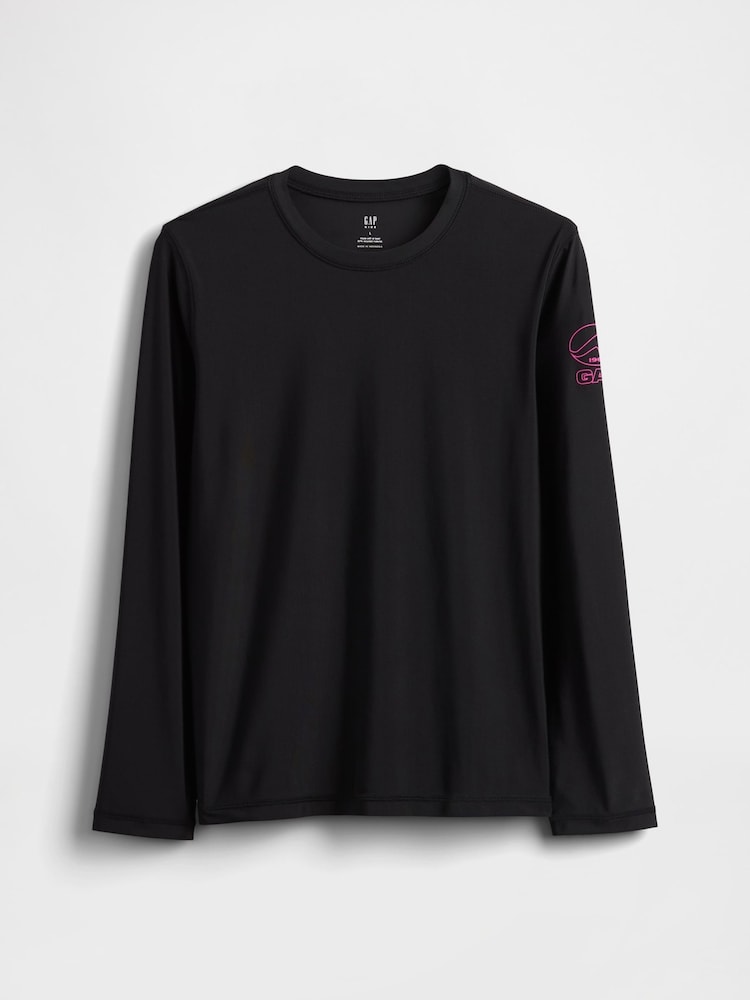 Gap Black Logo Swim Top (4-13yrs) (4-13yrs) - Image 1 of 3