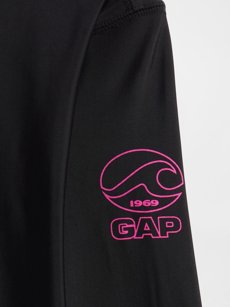 Gap Black Logo Swim Top (4-13yrs) (4-13yrs) - Image 3 of 3