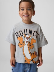 Gap Grey Tigger Winnie The Pooh Oversized Graphic T-Shirt (6mths-5yrs) - Image 1 of 3