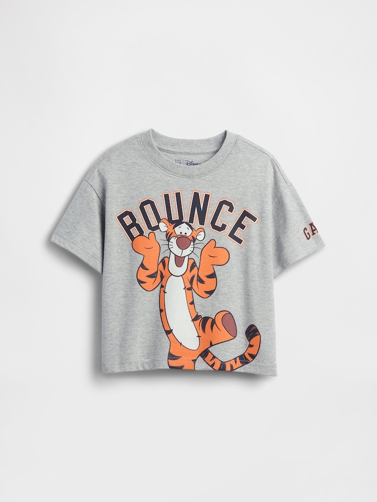 Gap Grey Tigger Winnie The Pooh Oversized Graphic T-Shirt (6mths-5yrs) - Image 2 of 3