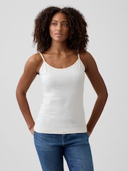 Noir/Blanc/Beige - Gap Stretch Jersey Cami (3-Pack) - Image 4 de 4