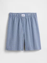 Gap Blue Boxer Pyjama Shorts (6-13yrs) - Image 1 of 6