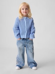 Blugi largi Gap Butterfly Pull On (6luni -5ani) (6luni -5ani) - Imaginea 1 din 3