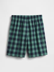 Grün kariert - Gap – Pyjama-Boxershorts (6–13J.) (6–13J.) - Bild 2 von 3