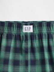 Grün kariert - Gap – Pyjama-Boxershorts (6–13J.) (6–13J.) - Bild 3 von 3