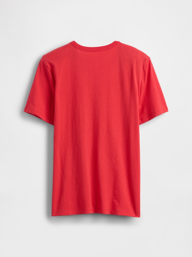 Gap Red Logo T-Shirt (4-13yrs) - Image 2 of 3