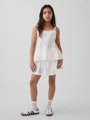 Gap White Tiered Eyelet Vest (4-13yrs) - Image 3 of 5