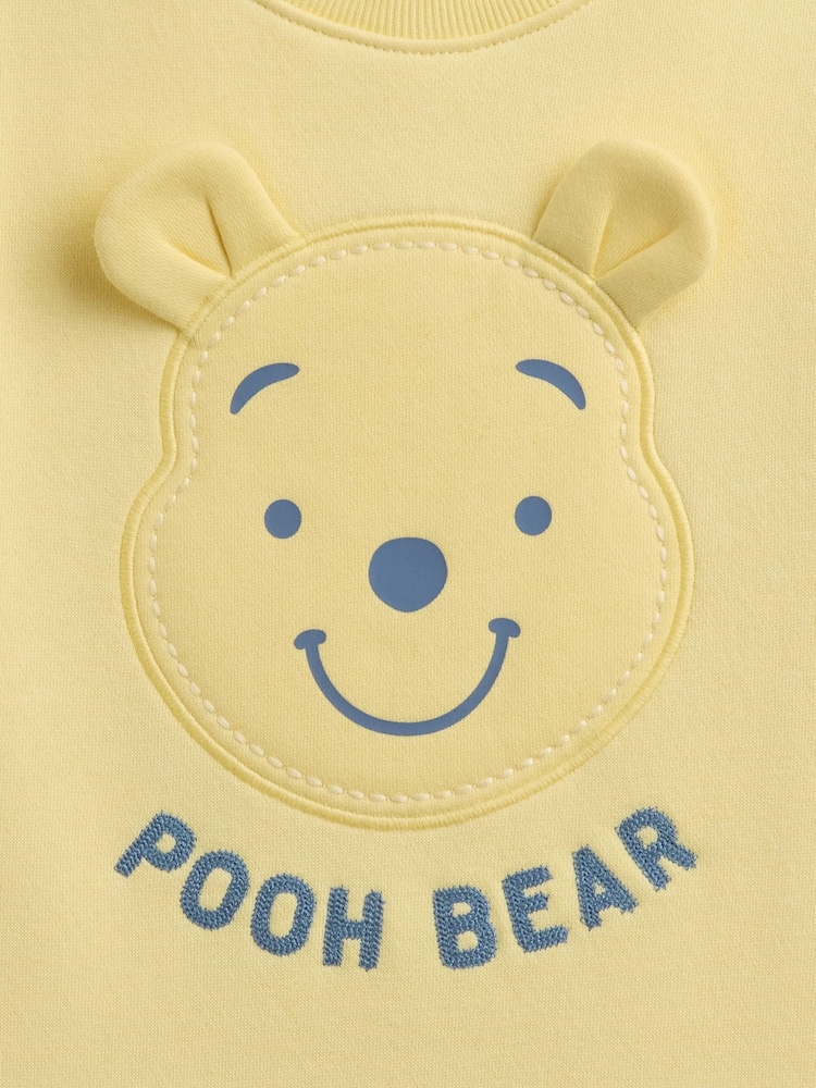 Gap Yellow Winnie The Pooh VintageSoft Short One-Piece (0-24mths) - Image 3 of 3