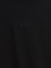 Svart - Gap Everyday Soft Mini Logo T-skjorte - Bilde 4 av 4