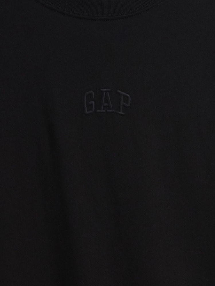 Svart - Gap Everyday Soft Mini Logo T-skjorte - Bilde 4 av 4