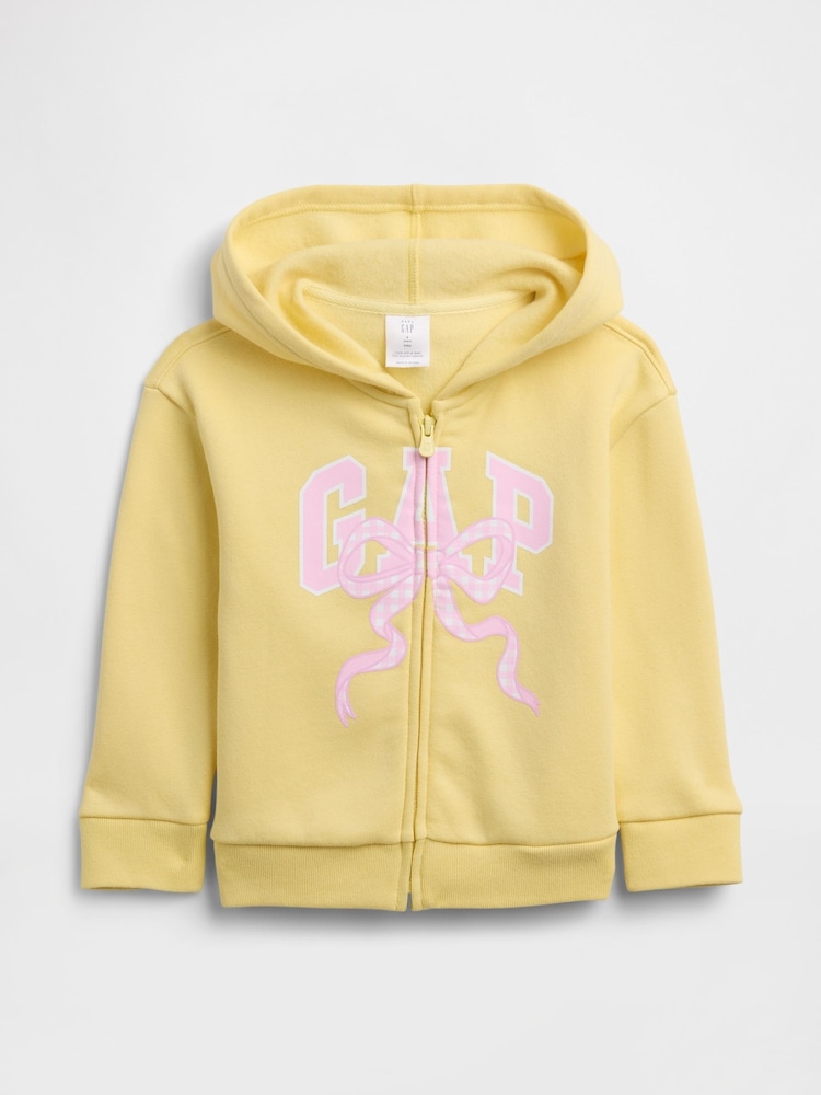 Gap Yellow Relaxed Logo Zip Hoodie (6mths-5yrs) - Image 1 of 3 Gap Yellow Relaxed Logo Zip Hoodie (6mths-5yrs) - Image 1 of 3