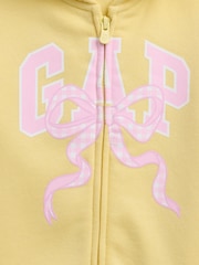 Gap Yellow Relaxed Logo Zip Hoodie (6mths-5yrs) - Image 3 of 3