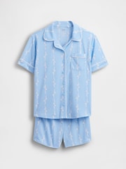Gap Blue Bow Pyjamas Short Set (6-13yrs) - Image 3 of 4
