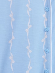 Gap Blue Bow Pyjamas Short Set (6-13yrs) - Image 4 of 4