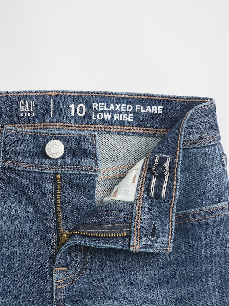 Gap Low Rise Relaxed Flare Jeans (5-13yrs) - Image 5 de 5