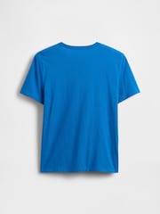Gap Blue Logo T-Shirt (4-13yrs) - Image 2 of 3