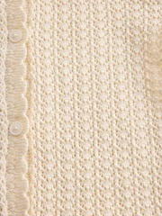 Gap Cream Crochet Cardigan (Newborn-24mths) (0-24mths) - Image 3 of 3