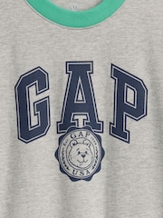 Gap Grey Logo Ringer T-Shirt (6mths-5yrs) - Image 3 of 3