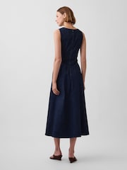 Gap Denim Midi-kjole med lav midje - Bilde 2 av 4