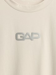 Gap Yellow Relaxed Logo Boxy Long Sleeve T-Shirt - Image 5 of 5